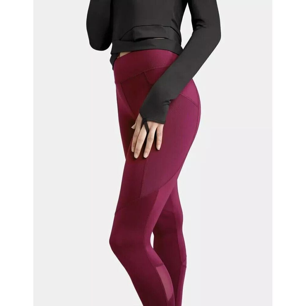 CAPEZIO STUDIO Athletic Workout Mesh Sync Leggings Size S Ankle Yoga Pants